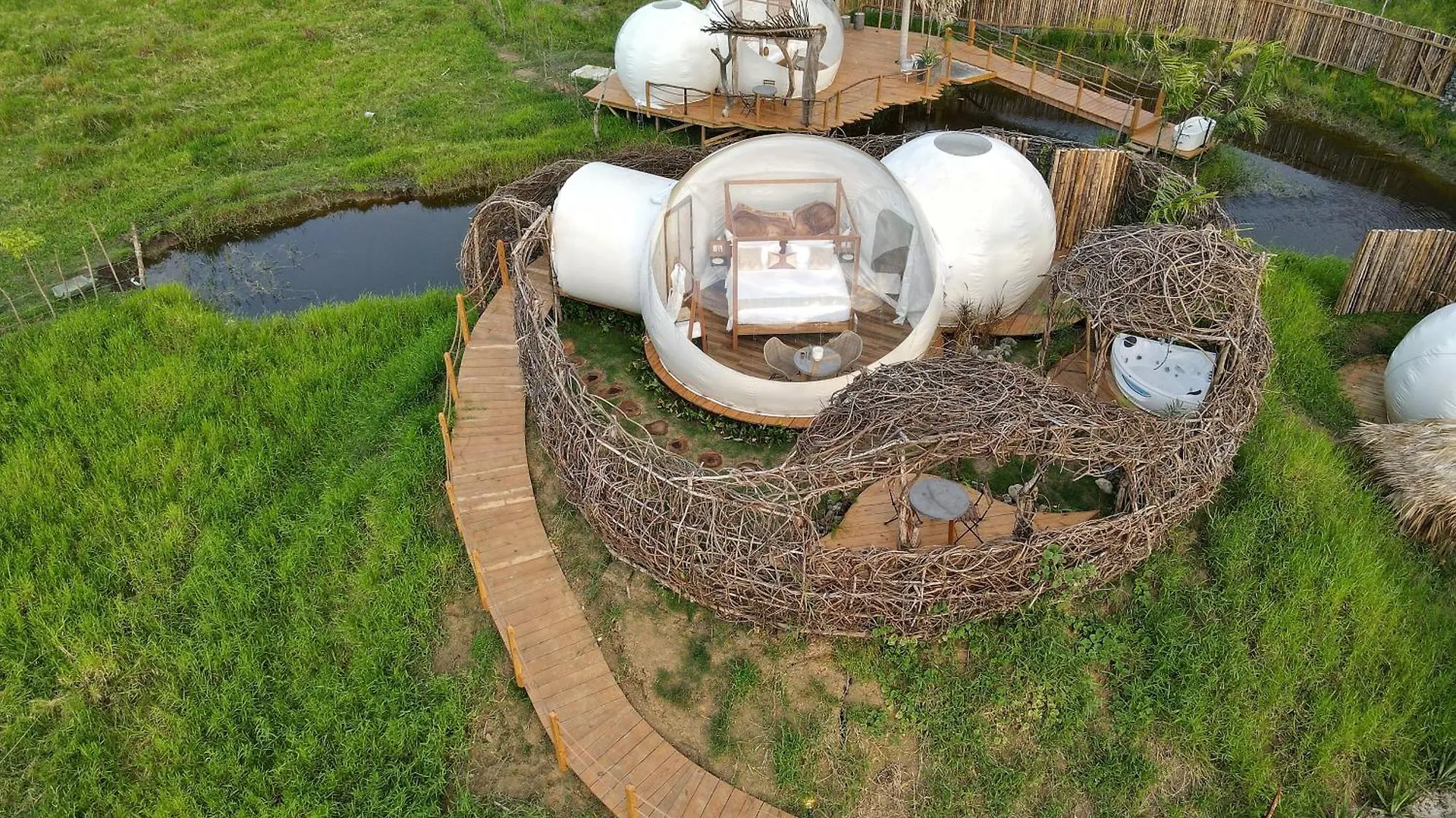 Luksusowy namiot Green Land Bubble Glamping By Mint Cabarete